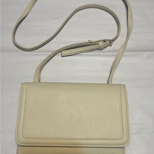 Elegant Cream Crossbody Bag